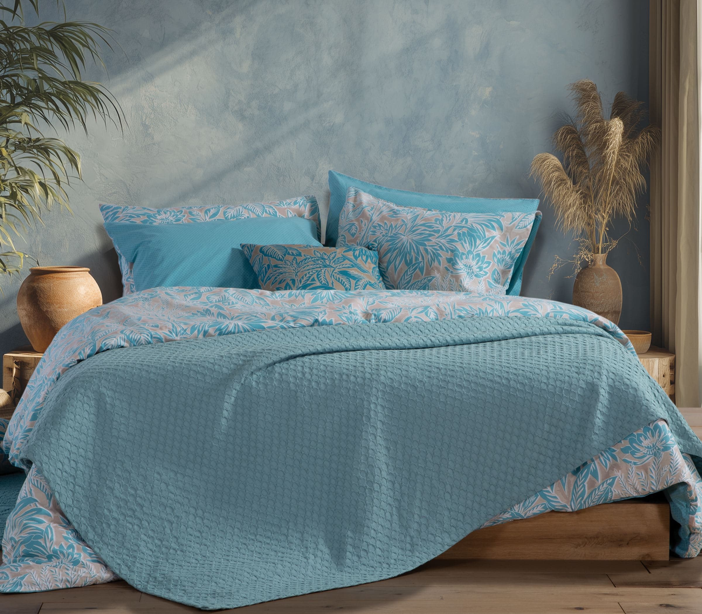 ΚΟΥΒΕΡΤΑ ΠΙΚΕ ΥΠΕΡΔΙΠΛΗ ELMER BLUE 230X240