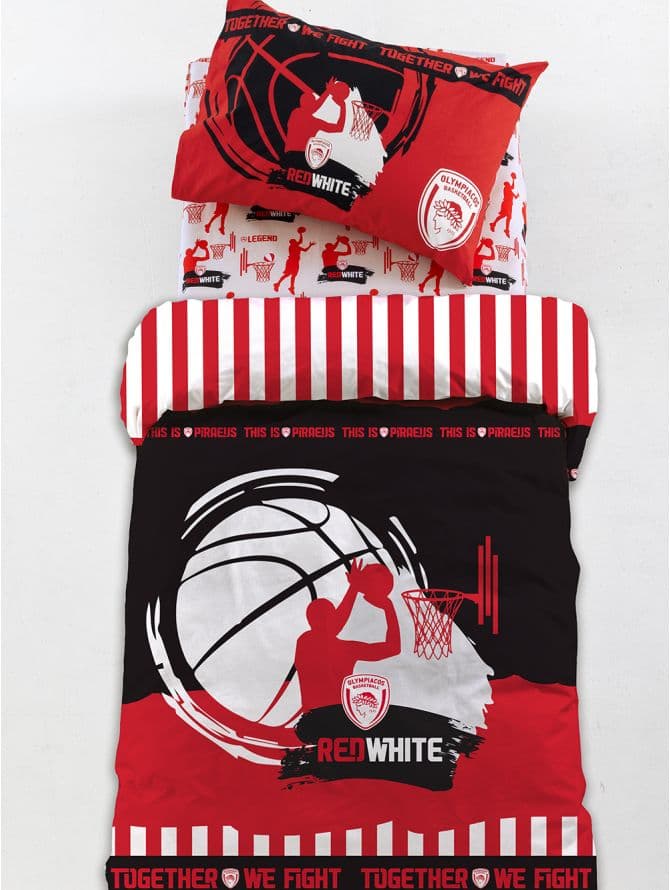 Σετ Μονά Σεντόνια Olympiacos B.C. 170x260 BC9 alternate