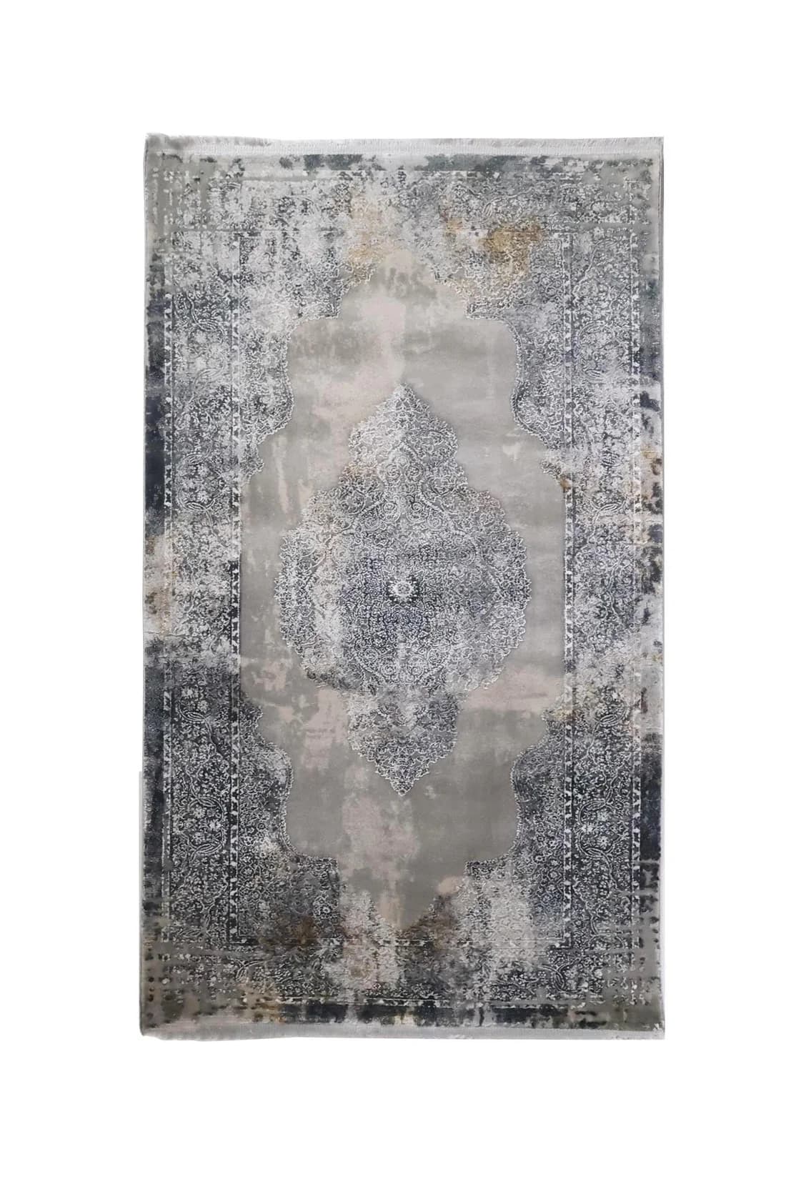 Μοντέρνο Χαλί Bamboo Silk 5988C L. Grey Anthracite 80x150