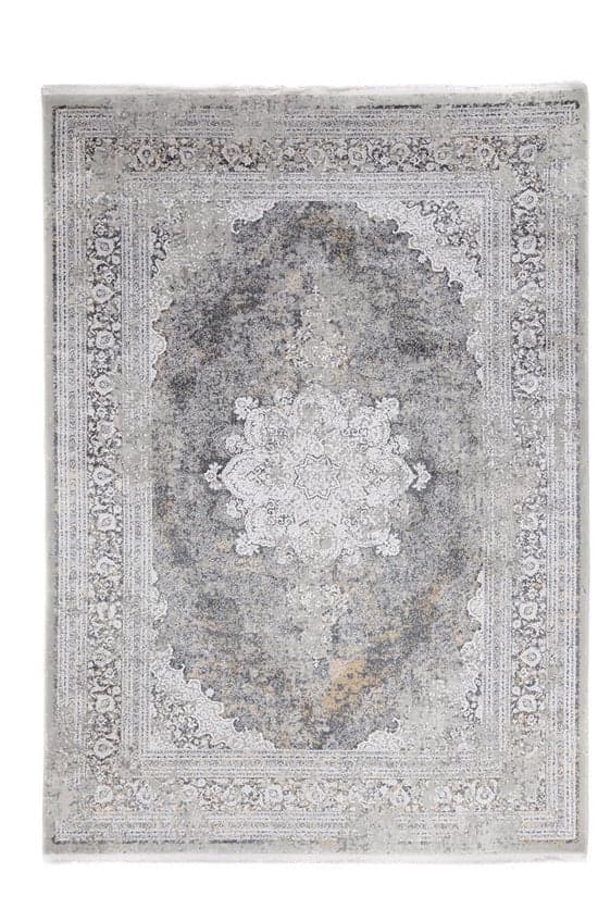 Μοντέρνο Χαλί Bamboo Silk 5989A L. Grey Anthracite