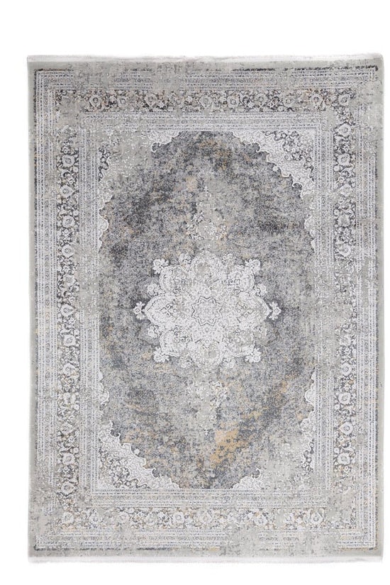Μοντέρνο Χαλί Bamboo Silk 5989A L. Grey Anthracite